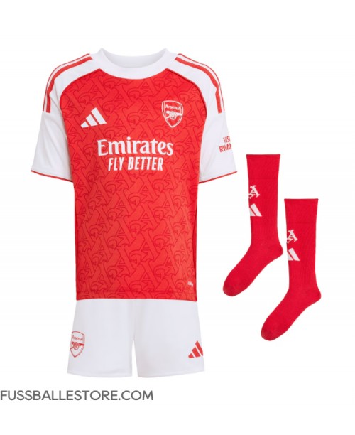 Günstige Arsenal Ben White #4 Heimtrikotsatz Kinder 2025-26 Kurzarm (+ Kurze Hosen) Günstige Arsenal Ben White #4 Heimtrikotsatz Kinder 2025-26 Kurzarm (+ Kurze Hosen)